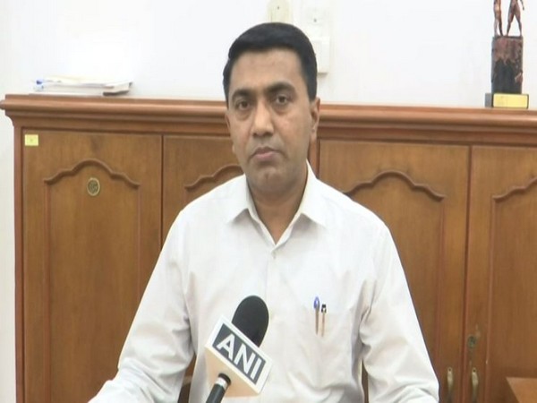 Goa Chief Minister Pramod Sawant speaking to ANI on Saturday.