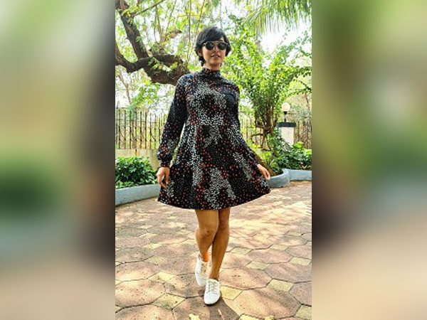 Spotted - Sayani Gupta twirling in the latest M&S Spring Collection Jersey Dress
