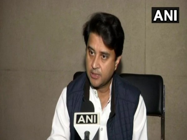 Civil Aviation Minister Jyotiraditya Scindia. (Photo/ANI)