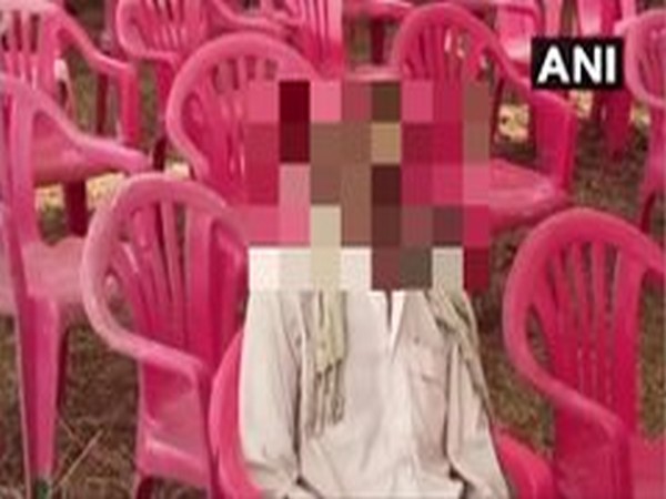 Visual from the rally in Khandwa, Madhya Pradesh on Sunday. Photo/ANI