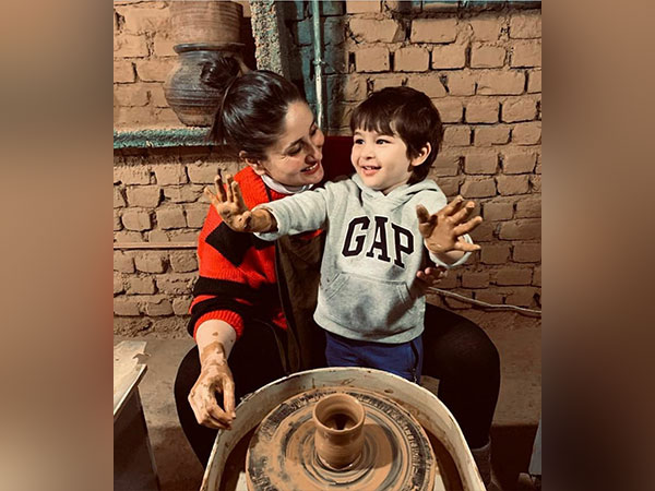 Kareena Kapoor Khan with son Taimur (Image source: Instagram)