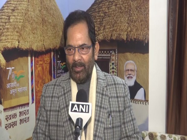 Union Minister Mukhtar Abbas Naqvi (Photo/ANI)