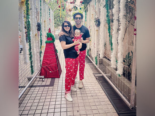 Aparshakti Khurana with his wife and daughter (Image source: Instagram)