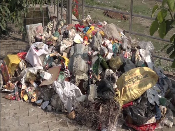 Items retrieved by volunteers in Agra, Uttar Pradesh on Sunday.  