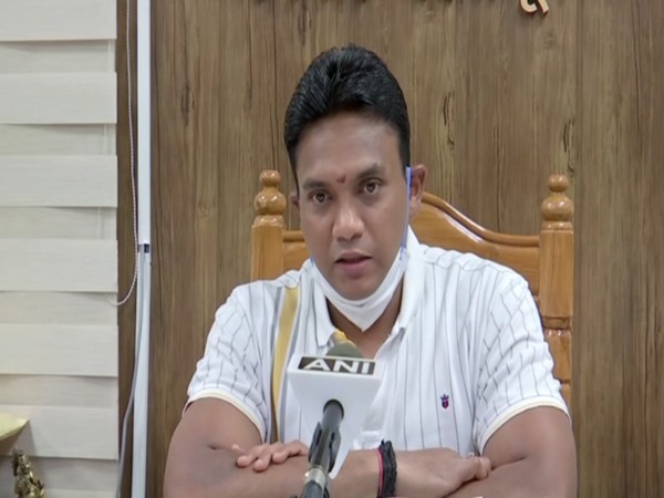 Dehradun District Magistrate R Rajesh Kumar spreaking to ANI on Friday. (Photo/ANI)
