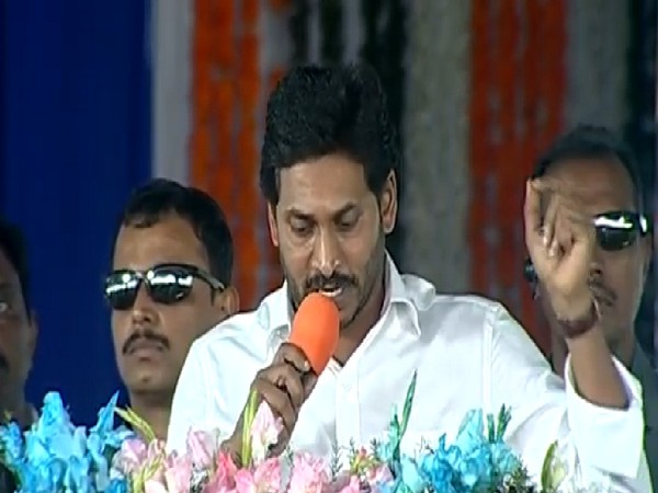 Andhra Chief Minister YS Jagan Mohan Reddy launching 'Jagananna Vasathi Deevena' scheme on Monday. Photo/ANI