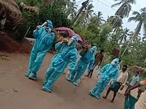 Sarpanch leading to final rites