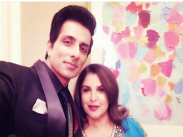 Sonu Sood and Farah Khan (Image source: Instagram)