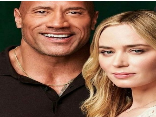 Emily Blunt and Dwayne Johnson (Image source: Instagram)