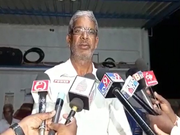 Shekarappa, Father of Indian student Naveen Shekarappa Gyanagoudar who was killed in Ukraine (Photo/ANI)