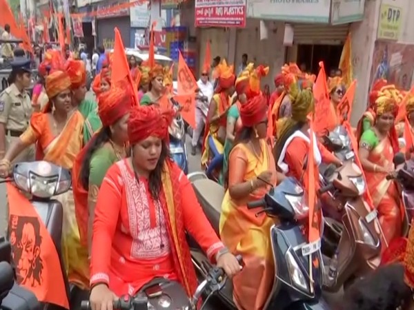 A glimpse from the bike rally (Photo/ANI)