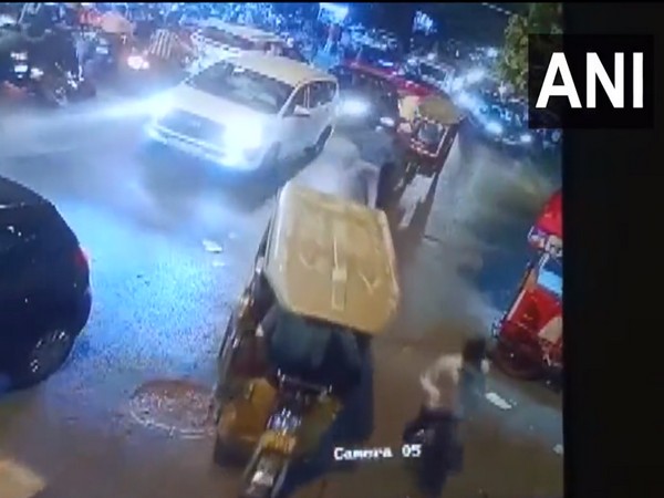 A grab of the CCTV footage from crime scene in Subhash Nagar (Photo/ANI)