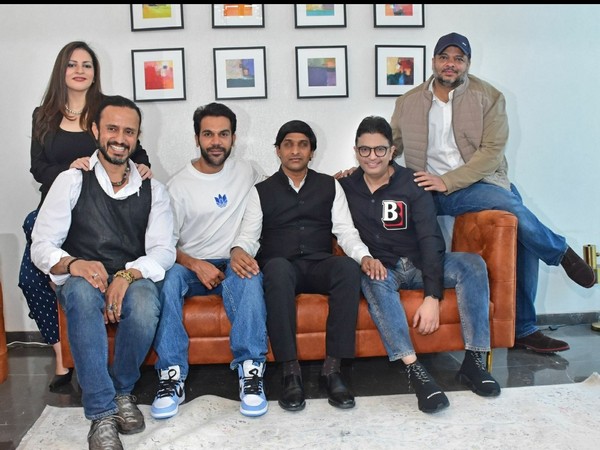 Rajkummar Rao with Srikanth Bolla and others