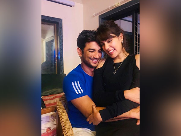 Rhea Chakraborty with late Sushant Singh Rajput (Image source: Instagram)