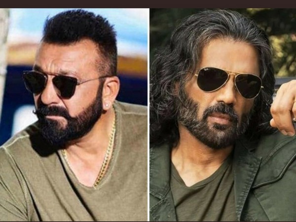 Sanjay Dutt and Suniel Shetty (Image source: Twitter)
