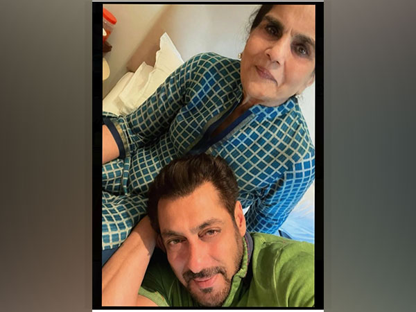 Salman Khan with his mother (Image source: Instagram)