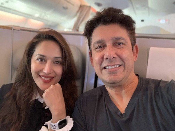 Madhuri Dixit and her husband Sriram  (Image source: Instagram)