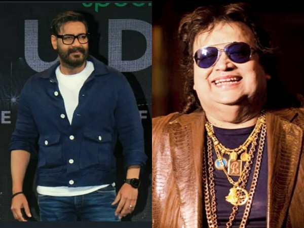Ajay Devgn and late Bappi Lahiri (Image source: Instagram)