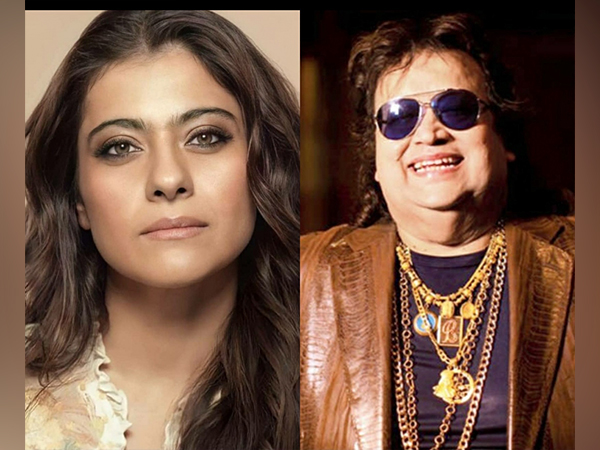 Kajol and late Bappi Lahiri (Image source: Twitter)