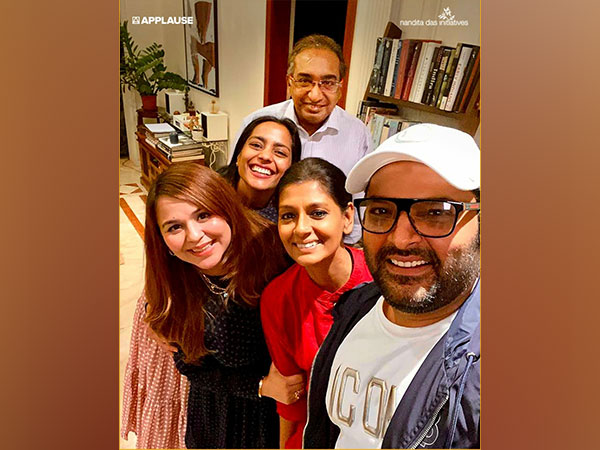 Kapil Sharma and his wife with makers of his new film