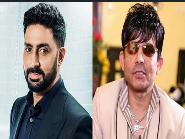 Abhishek Bachchan and KRK (Image source: Twitter)
