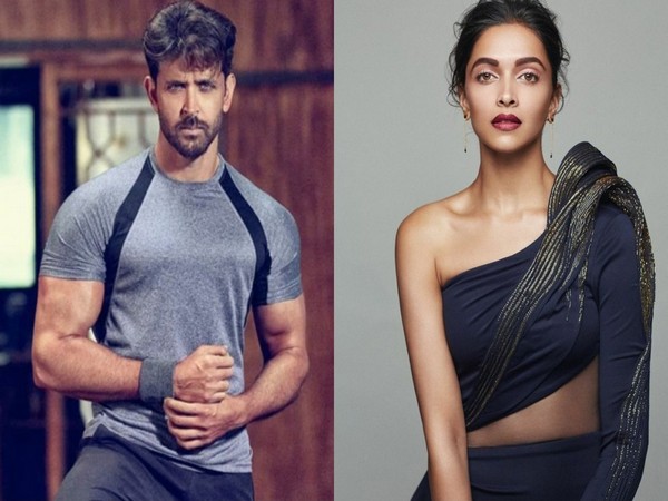 Hrithik Roshan and Deepika Padukone 