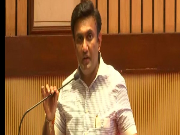 Minister for Health & Family Welfare and Medical Education, Karnataka, Dr Sudhakar K (Photo:ANI)