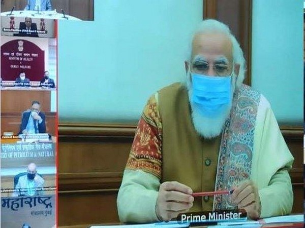 Prime Minister Narendra Modi during 34th PRAGATI interaction (Photo/ANI)