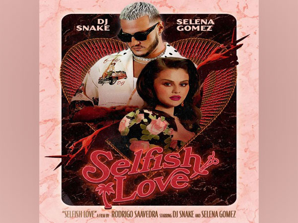 Selena Gomez and DJ Snake on the cover of 'Selfish Love' (Image Source: Instagram)