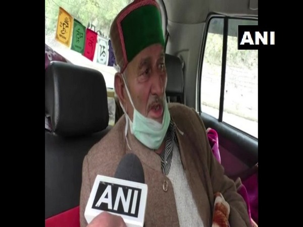 The ex-serviceman speaking to ANI in Himachal Pradesh on Tuesday. Photo/ANI