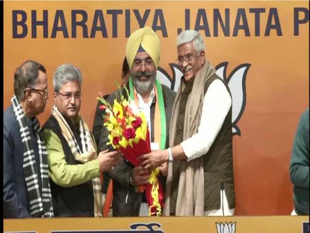 Former SAD MLA Jagdeep Singh Nakai joins BJP. (Photo/ ANI)