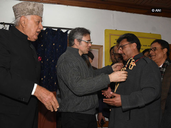 Retired Inspector General of Police Shafaqat Watali joined NC in presence of party president Farooq Abdullah and Omar Abdullah on Friday