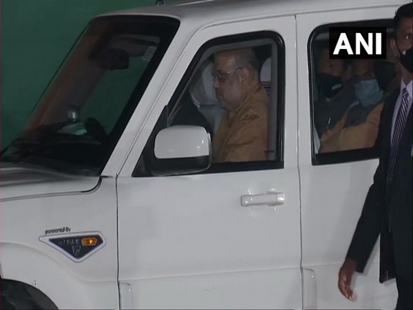 Union Home Minister Amit Shah reached Netaji Subhash Chandra Bose International Airport at around 12:30 am today.
