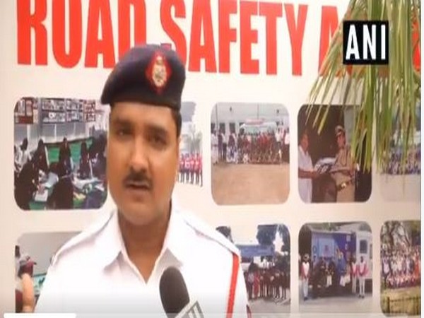 A head constable in Delhi traffic police Sandeep Shahi while speaking to ANI on Tuesday. Photo/ANI