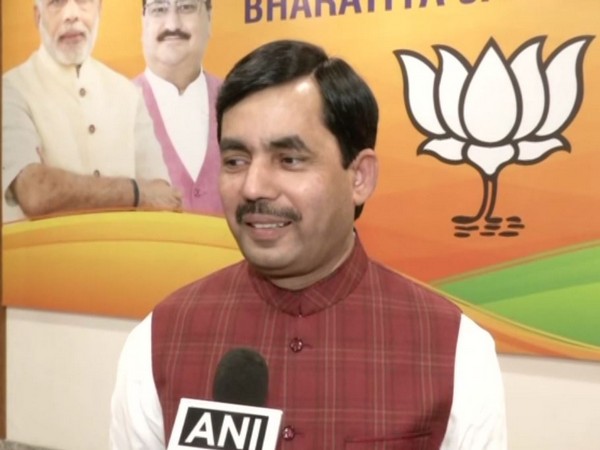 BJP spokesperson Shahnawaz Husain speaking to ANI in New Delhi on Tuesday. Photo/ANI