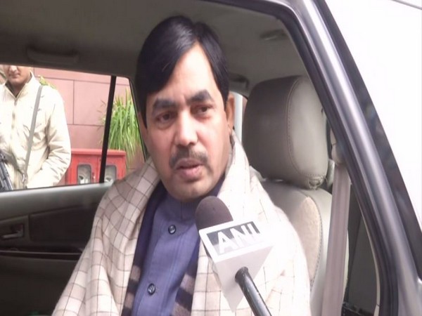 BJP leader Shahnawaz Hussain speaking to ANI in New Delhi on Thursday. Photo/ANI