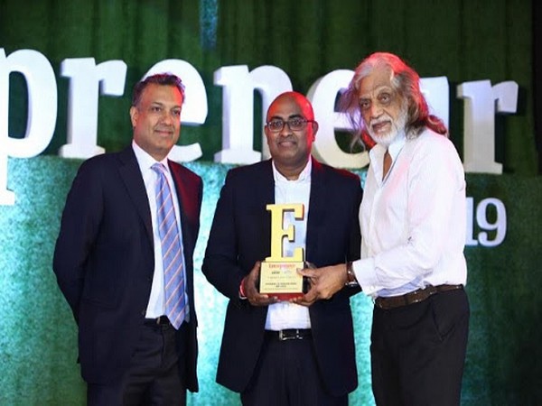 Shailendra Naidu felicitated as 'Entrepreneur of year'