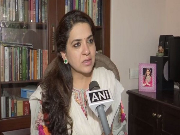 BJP spokesperson Shaina NC talking to ANI in Mumbai on Tuesday. photo/ANI