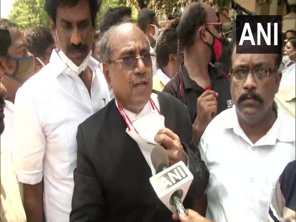 Shanmugasundaram, advocate of DMK Rajya Sabha MP, RS Bharathi