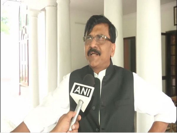 Shiv Sena leader Sanjay Raut speaking to ANI in New Delhi on Friday. Photo/ANI