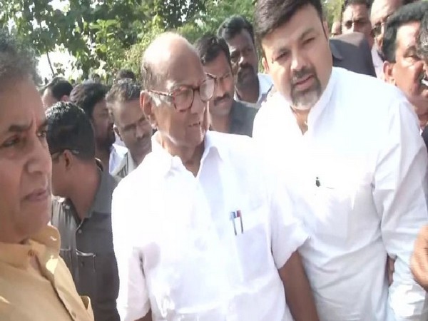 NCP chief Sharad Pawar at Nagpur on Thursday.