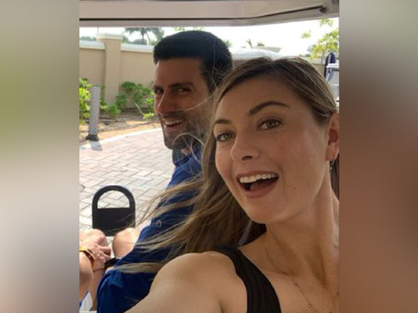 Novak Djokovic and Maria Sharapova (Novak Djokovic Twitter)