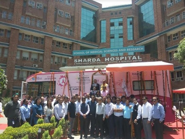 Inauguration of Project Arogya-Mammography Van at Sharda Hospital