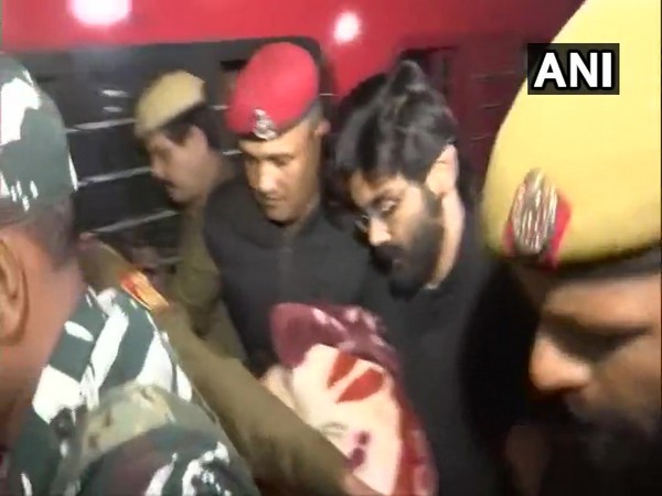 Sharjeel Imam at Guwahati Railway station on Thursday evening. Photo/ANI