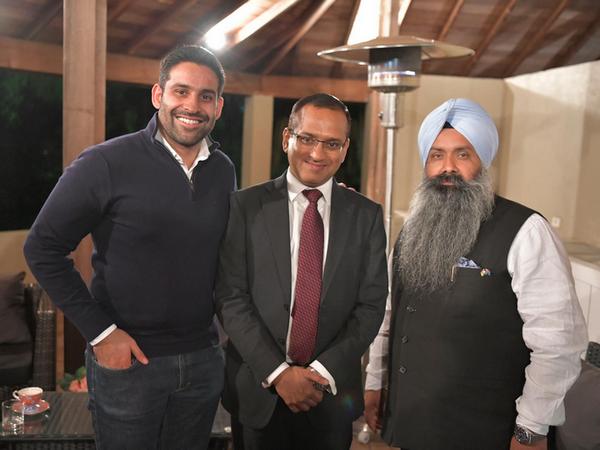 Shaurya Doval with Dr Jagvinder Singh Virk