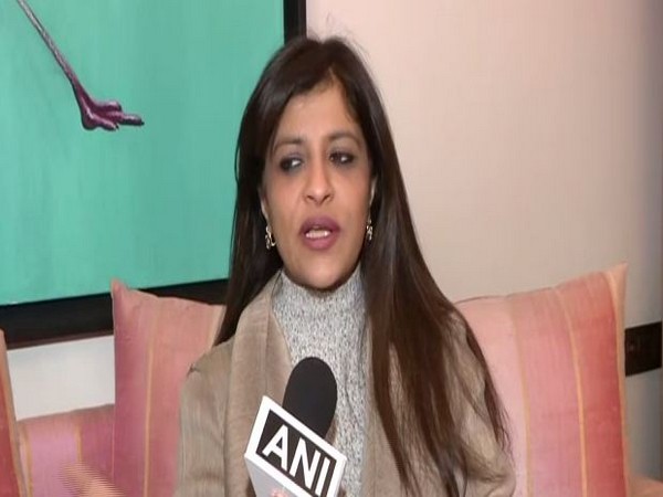 BJP national spokesperson Shazia Ilmi speaking to ANI on Thursday in New Delhi on Thursday. Photo/ANI