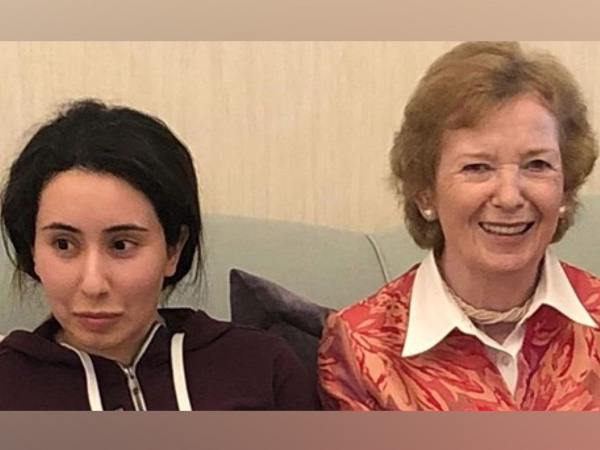 'Missing' Dubai princess Sheikha Latifa with former Irish President Mary Robinson (CREDITS: TWITTER)