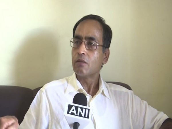 Congress MLA sherman ali talking to ANI on Sunday. Photo/ANI