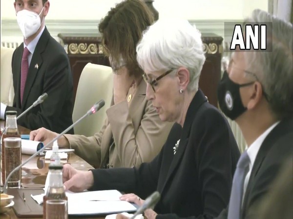US' Deputy Secretary of State Wendy Sherman in New Delhi on Wednesday.