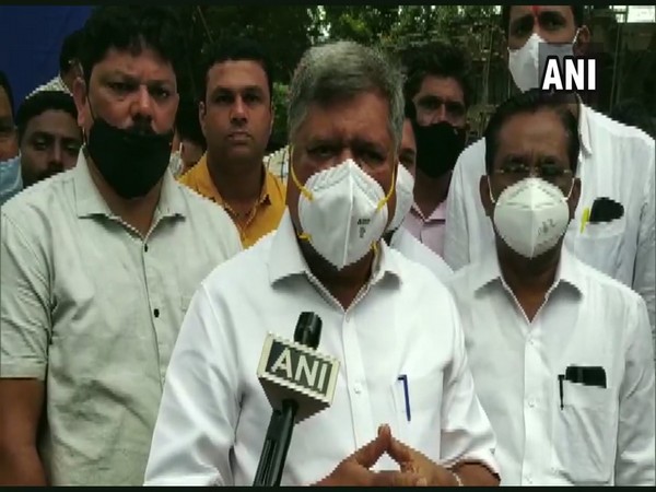 Karnataka Minister Jagdish Shettar speaking to reporters in Bengaluru on Tuesday. [Photo/ANI]